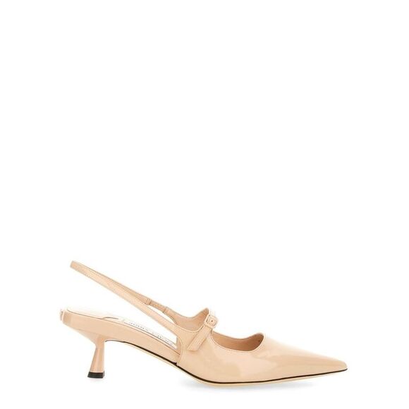 JIMMY CHOO Women's Luxurious Pointed Toe Stiletto Pump Women NUDE Pumps
